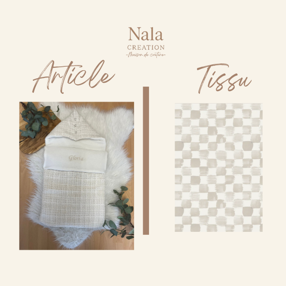 Nid d'ange maxi-cosy personnalisé