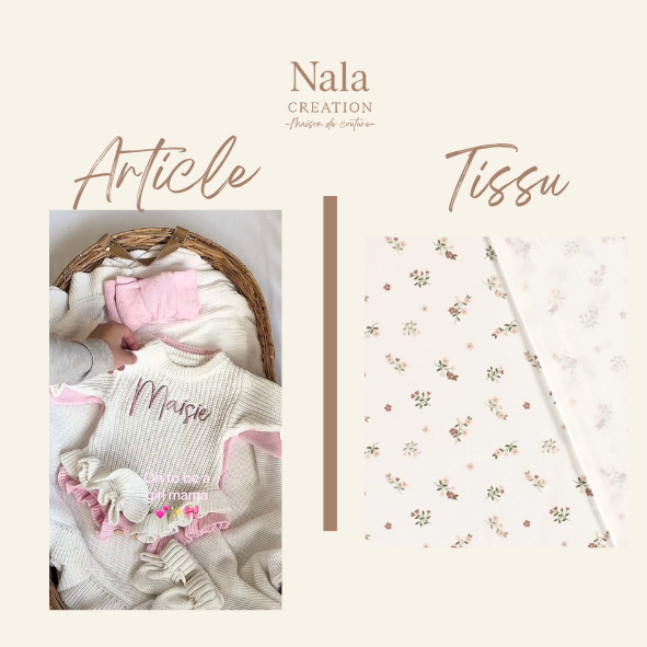 Tenue de naissance personnalisée