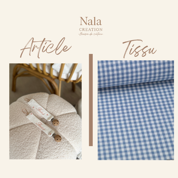 Attache tétine personnalisée