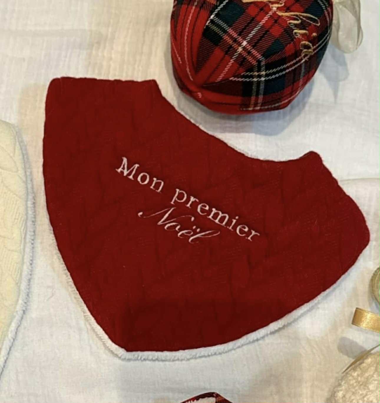 Bavoir "Mon premier Noël"