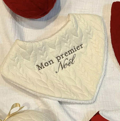 Bavoir "Mon premier Noël"
