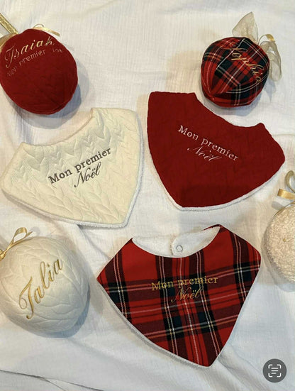 Bavoir "Mon premier Noël"