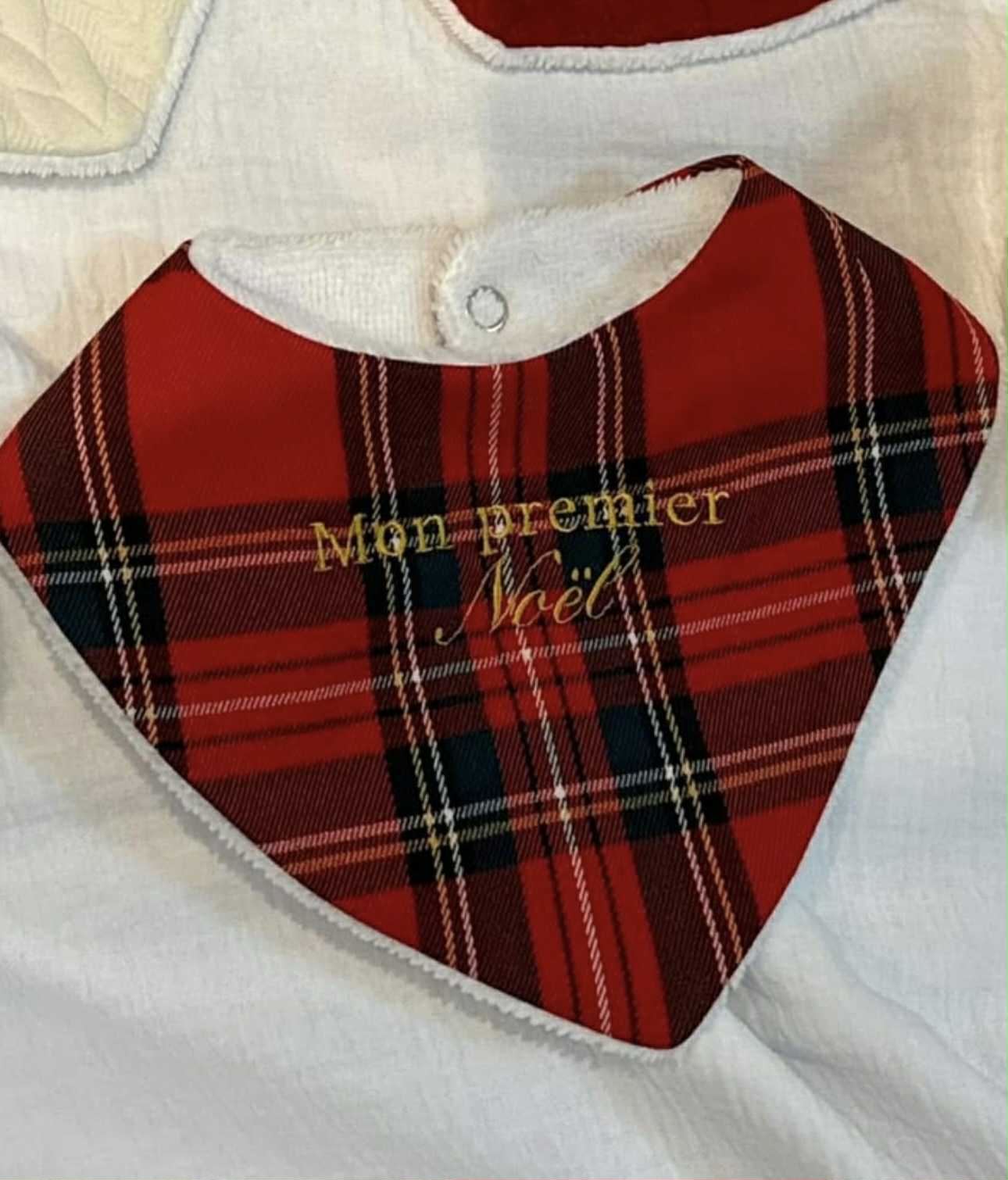 Bavoir "Mon premier Noël"