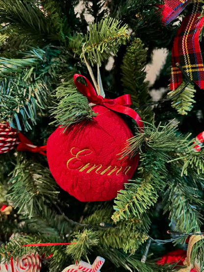 Boule de Noël - Rouge